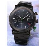Gucci(グッチ) 腕時計 「G-クロノ」ブラックPVD ブラック YA101331