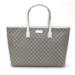 Gucci（グッチ） GGプラス ショルダー・トートバッグ ブラック ベージュ／ミスティックホワイト 211120 KGDHR 9761