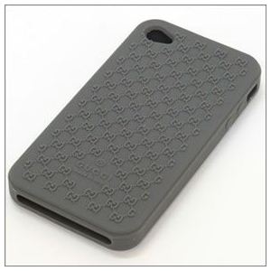 Gucci(グッチ) マイクロGGシリコン iPhone4/4S専用・ラバーケース アイフォン・カバー グレー 272401 J1400 1320