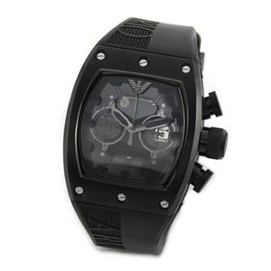 Emporio Armani(エンポリオ・アルマーニ) エンポリオアルマーニ創立30周年限定モデル【世界限定999本】 オールブラック、スケルトン、オートマチック・ウオッチ LIMITED EDITION AR4901