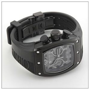 Emporio Armani(エンポリオ・アルマーニ) エンポリオアルマーニ創立30周年限定モデル【世界限定999本】 オールブラック、スケルトン、オートマチック・ウオッチ LIMITED EDITION AR4901
