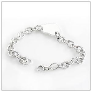 Tiffany(ティファニー) RTT ハート ブレスレット SS 7.5in 21149799