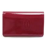 Cartier(カルティエ) 二つ折り財布 L3000347 HAPPY BIRTHDAY ハッピーバースデー 2Cロゴ型押し L字ファスナー小銭入れ付