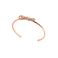KATE SPADEiPCgXy[hj WBRUB643-704 Clear/Rose Gold pF rW[~{ JtoO Dainty Sparklers Pave Bow Cuff