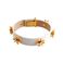 KATE SPADEiPCgXy[hj WBRUB812-100 White rW[~fCW[ U[uXbg Dazzling Daisies Leather Bracelet