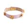 KATE SPADEiPCgXy[hj WBRUB812-696 Light Blush rW[~fCW[ U[uXbg Dazzling Daisies Leather Bracelet