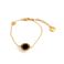 MARC JACOBSi}[NWFCRuXj M0008540-062 Black/Oro S fBXN Gi uXbg Logo Disc Enamel Bracelet