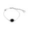 MARC JACOBSi}[NWFCRuXj M0008540-068 Black/Argento S fBXN Gi uXbg Logo Disc Enamel Bracelet