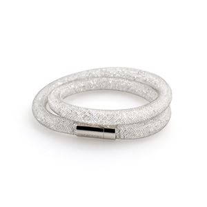 Swarovski（スワロフスキー） 5184183 Stardust Deluxe Double スターダスト デラックス ダブルラップ 2重巻タイプ ブレスレット Sサイズ