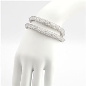 Swarovski（スワロフスキー） 5184183 Stardust Deluxe Double スターダスト デラックス ダブルラップ 2重巻タイプ ブレスレット Sサイズ
