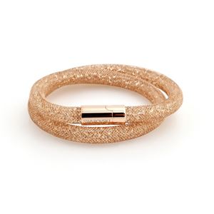 Swarovski（スワロフスキー） 5184192 Stardust Deluxe Double スターダスト デラックス ダブルラップ 2重巻タイプ ブレスレット Sサイズ
