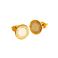 MARC JACOBSi}[NWFCRuXj M0008544-106 Cream S fBXN Gi X^bh sAX Logo Disc Enamel Studs