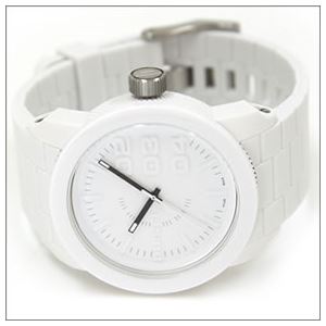 DIESEL（ディーゼル） ダイヤルのインパクトある2・3・4のインデックス 【ホワイト系】【ラバー】 DZ1436
