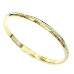 Kate Spade(ケイトスペード) WBRU9701-921 IDIOM BANGLES 内側にさりげなく刻印された「ALL THAT GLITTERS」のロゴがキュートなクリスタル・パヴェ バングルの詳細ページへ