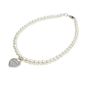 TIFFANY＆CO(ティファニー) 26658578 RTT リターン トゥ ティファニー ミニ ハート タグ ブレスレット SS フレッシュウォーターパール 18cm