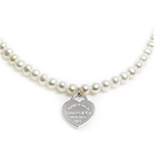 TIFFANY＆CO(ティファニー) 26658578 RTT リターン トゥ ティファニー ミニ ハート タグ ブレスレット SS フレッシュウォーターパール 18cm
