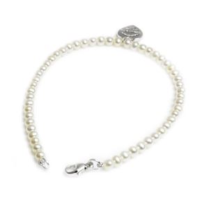 TIFFANY＆CO(ティファニー) 26658578 RTT リターン トゥ ティファニー ミニ ハート タグ ブレスレット SS フレッシュウォーターパール 18cm