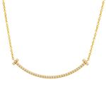 TIFFANY��CO(�e�B�t�@�j�[) 34684456 Tiffany T �X�}�C�� �_�C�A�����h �y���_���g �~�j 0.01ct 18KYG �l�b�N���X