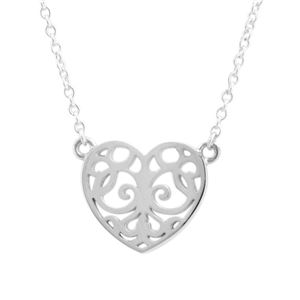 TIFFANY��CO(�e�B�t�@�j�[) 35251545 �G���`�����g �n�[�g �y���_���g �~�j SS �l�b�N���X