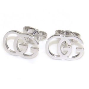 GUCCI(グッチ) 094074-09850-9000 GGピアス 18KWG ホワイトゴールド