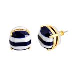 Kate Spade(ケイトスペード) WBRUC386-400 Navy Striped Small Square Studs ボーダー マリン ピアスの詳細ページへ