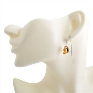 MARC JACOBS(マークジェイコブス) M0009101-040 Silver MJ Coin #9 Drop Earrings コイン ナンバー9 クリスタル フック ピアス