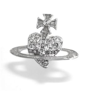Vivienne Westwood(ヴィヴィアンウエストウッド) 1351-01-28 リバース ハート オーブ パヴェ ピアス