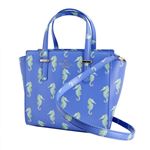 Kate Spade(�P�C�g�X�y�[�h) PXRU6720 488 Adventure Blue �^�c�m�I�g�V�S �v�����g 2WAY �V�����_�[ �n���h�o�b�O Cedar Street Seahorses Small Hayden
