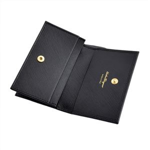 Salvatore Ferragamo(サルバトーレフェラガモ) 22C330 614575 nero GANCINI ガンチーニ カードケース 名刺入れ