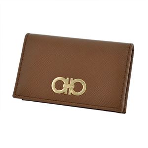 Salvatore Ferragamo(サルバトーレフェラガモ) 22C330 642331 ecorce GANCINI ガンチーニ カードケース 名刺入れ