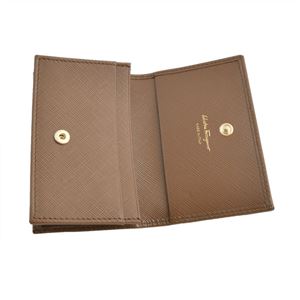 Salvatore Ferragamo(サルバトーレフェラガモ) 22C330 642331 ecorce GANCINI ガンチーニ カードケース 名刺入れ