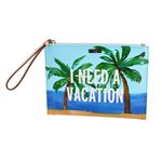 Kate Spade(�P�C�g�X�y�[�h) PWRU5048 974 Multi �g���s�J���r�[�` �v�����g �N���b�`�o�b�O �n���h�|�[�` Breath Of Fresh Air Vacation Medium Bella Pouch