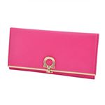 Salvatore Ferragamo(サルバトーレフェラガモ) 224633 642921 framboise GANCINI ガンチーニ パスケース付 二つ折り長財布の詳細ページへ