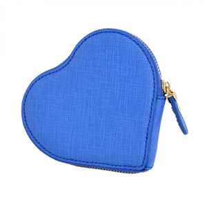 Salvatore Ferragamo(サルバトーレフェラガモ) 22C113 642291 bleu indien GANCINI ガンチーニ ハート型 コインケース 小銭入れ