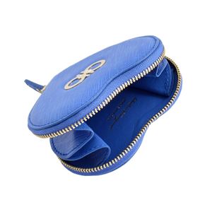 Salvatore Ferragamo(サルバトーレフェラガモ) 22C113 642291 bleu indien GANCINI ガンチーニ ハート型 コインケース 小銭入れ