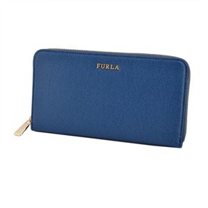 FURLA(フルラ) 826450 PN08 B30 BLU COBALTO バビロン ラウンドファスナー 長財布 BABYLON XL
