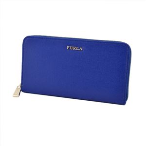 FURLA(フルラ) 826451 PN08 B30 BLU LAGUNA バビロン ラウンドファスナー 長財布 BABYLON XL