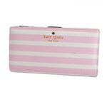 Kate Spade(ケイトスペード) PWRU4233 188 Pink Blush/Cream ボーダー柄 背面ファスナー小銭入れ付 二つ折り長財布 Farimont Square Stacyの詳細ページへ