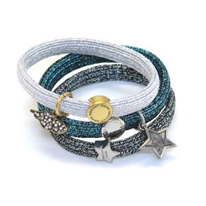 MARC JACOBS(�}�[�N�W�F�C�R�u�X) M0009976-401 Blue Multi Star Cloud Cluster Pony �N���X�^�[�|�j�[ �X�^�[���_�`���[�� �w�A�S��3�{�Z�b�g �u���X���b�g�ɂ���