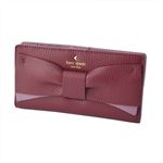 Kate Spade(�P�C�g�X�y�[�h) PWRU4855 649 ���{�����`�[�t ���O�o�C�J���[ �w�ʃt�@�X�i�[���K���ꁕ�������t ��܂蒷���z EDEN LANE stacy