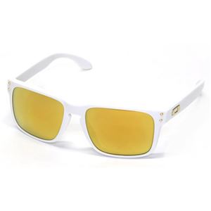 OAKLEY(�I�[�N���[) �T���O���X OO9244-14 HOLBROOK �|���b�V���h�z���C�g 24K Iridium �A�W�A���t�B�b�g