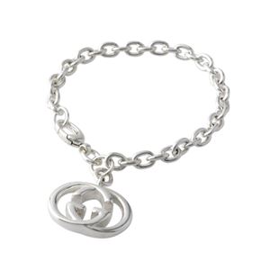 GUCCI(�O�b�`) 190501-J8400-8106 16cm SILVER BRITT �V���o�[ �u���b�g �`���[�� �u���X���b�g �C���^�[���b�L���OG