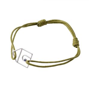 ALIITA (�A���[�^) CASTIA ZAFIRO CORD BRACELET 9KWG�~BL�T�t�@�C�A �J�V�[�^ �ƃ��`�[�t �R�[�h �u���X���b�g