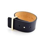 Maison Boinet (���]���{���l) 95080G 79 3 Navy M �x���g�^�C�v ���U�[ �u���X���b�g �o���O�� 30mm