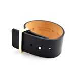 Maison Boinet (���]���{���l) 95080G 79 4 Black M �x���g�^�C�v ���U�[ �u���X���b�g �o���O�� 30mm