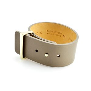 Maison Boinet (���]���{���l) 95080G 79 77 Gabardine M �x���g�^�C�v ���U�[ �u���X���b�g �o���O�� 30mm