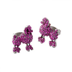 MARC JACOBS �i�}�[�N�W�F�C�R�u�X�j M0010474-650 Pink �v�[�h�� �p���F �X�^�b�h �s�A�X Charms Paradise Mini Poodle Studs