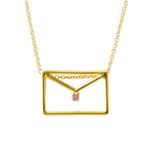 ALIITA (�A���[�^) CARITA ZAFIRO NECKLACE 9KYG�~PK�T�t�@�C�A �J���^ ���^�[ �������`�[�t �l�b�N���X �y���_���g