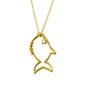 ALIITA (�A���[�^) PECECITO(FISH) NECKLACE 9KYG�~HW�_�C�������h �t�B�b�V�� �����`�[�t �l�b�N���X �y���_���g
