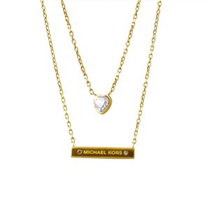 MICHAEL KORS �i�}�C�P���R�[�X�j MKJ6023710 MODERN Brilliance �n�[�g�N���X�^�����o�[ �_�u�� �y���_���g �l�b�N���X